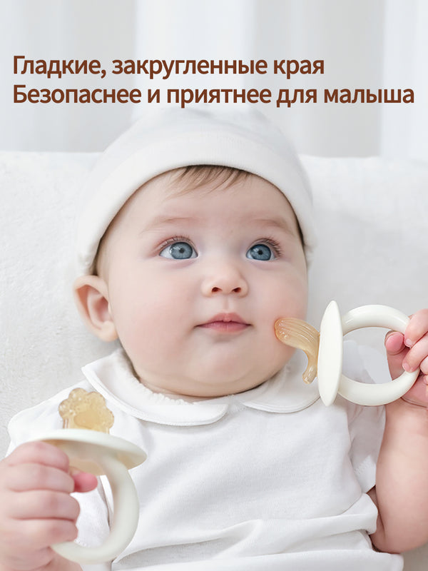 прорезыватель для зубов - массаж задних десен, 4+мес, 1 шт