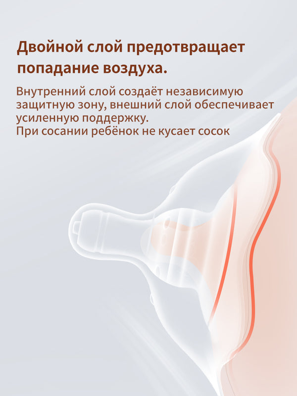 Силиконовые накладки на грудь для кормления на соски, 1 шт