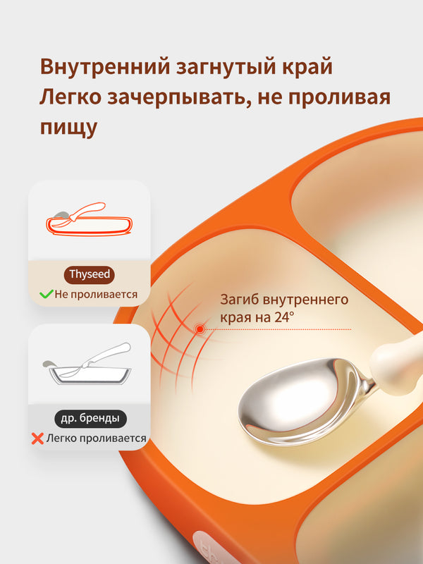 тарелка для прикорма присоске, детская посуда для кормления